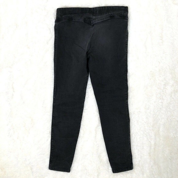 MANGO MNG Pull-On Skinny SLIM Shaping Jeans Black Size 10 Petite - Picture 4 of 9